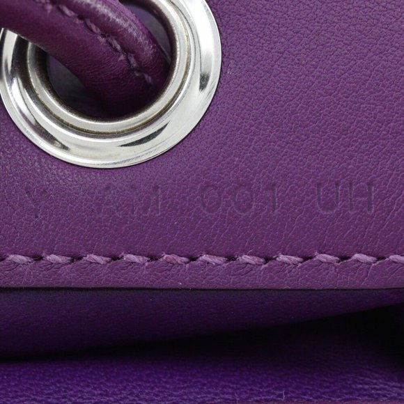 HERMES Aline Mini Shoulder Bag purple/SilverHardware Vaux Swift - Picture 7 of 9